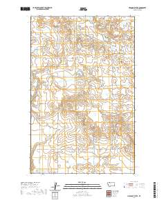 USGS US Topo 7.5-minute map for Headlight Butte MT 2020