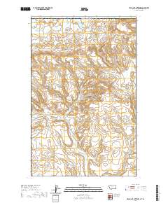 USGS US Topo 7.5-minute map for Headlight Butte NW MTAB 2020