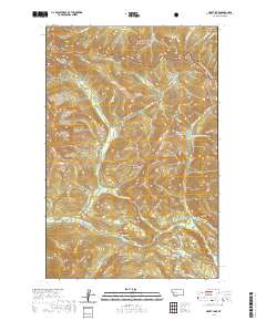USGS US Topo 7.5-minute map for Heart Lake MT 2020