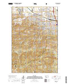 USGS US Topo 7.5-minute map for Helena MT 2020