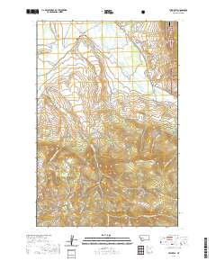 USGS US Topo 7.5-minute map for Helmville MT 2020