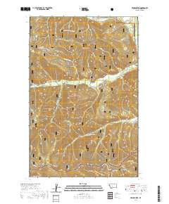 USGS US Topo 7.5-minute map for Helwick Peak MT 2020