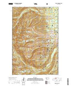 USGS US Topo 7.5-minute map for Hemlock Lake MT 2020