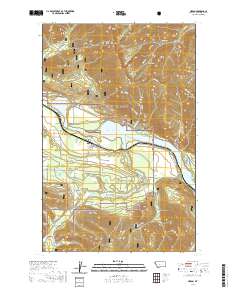 USGS US Topo 7.5-minute map for Heron MT 2020
