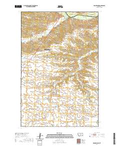 USGS US Topo 7.5-minute map for Hessler Ridge MT 2020