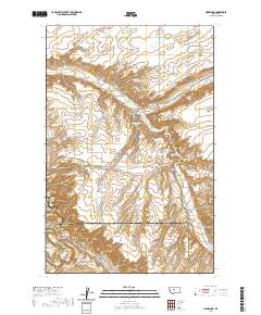 USGS US Topo 7.5-minute map for Highwood MT 2020