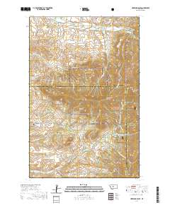 USGS US Topo 7.5-minute map for Highwood Baldy MT 2020
