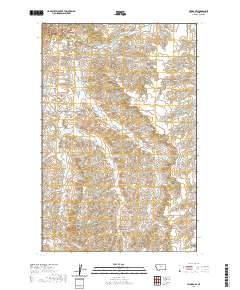 USGS US Topo 7.5-minute map for Hilger NW MT 2020