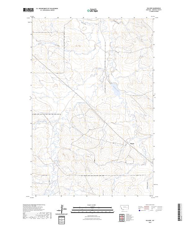 US Topo 7.5-minute map for Hillside MT
