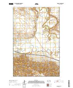 USGS US Topo 7.5-minute map for Hinsdale NW MT 2020
