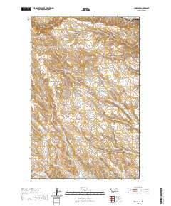 USGS US Topo 7.5-minute map for Hinsdale SE MT 2020