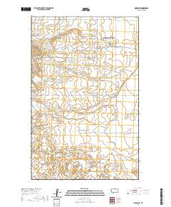 USGS US Topo 7.5-minute map for Hogeland MT 2020