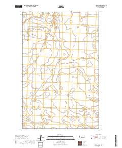 USGS US Topo 7.5-minute map for Hogeland SE MT 2020