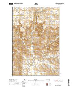 USGS US Topo 7.5-minute map for Hole-in-the-Rock MT 2020