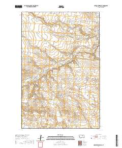 USGS US Topo 7.5-minute map for Holzhey Reservoir MT 2020