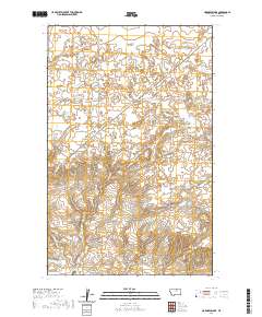 USGS US Topo 7.5-minute map for Hornbeck Lake MT 2020