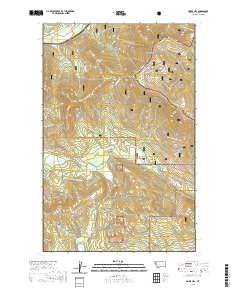 USGS US Topo 7.5-minute map for Horse Hill MT 2020