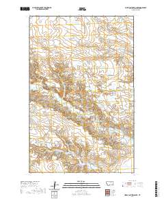 USGS US Topo 7.5-minute map for Horse Pasture Coulee MT 2020