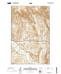 USGS US Topo 7.5-minute map for Horseshoe Basin MT 2020