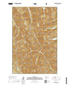 USGS US Topo 7.5-minute map for Horseshoe Peak MT 2020