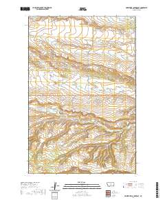 USGS US Topo 7.5-minute map for Horsethief Coulee East MT 2020