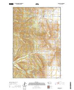 USGS US Topo 7.5-minute map for Hot Springs MT 2020