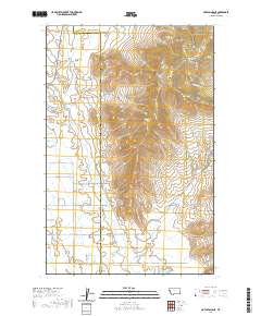 USGS US Topo 7.5-minute map for Hot Springs NE MT 2020