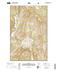 USGS US Topo 7.5-minute map for Hubbart Reservoir MT 2020