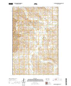 USGS US Topo 7.5-minute map for Hudiburgh Reservoir NW MT 2020