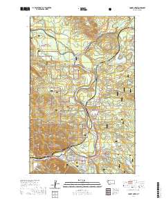 USGS US Topo 7.5-minute map for Hungry Horse MT 2020