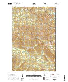 USGS US Topo 7.5-minute map for Hyde Creek MT 2020