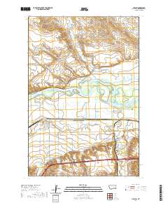 USGS US Topo 7.5-minute map for Hysham MT 2020