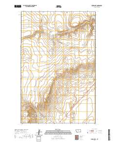 USGS US Topo 7.5-minute map for Ihmsen Well MT 2020