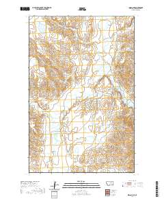 USGS US Topo 7.5-minute map for Indian Lake MT 2020