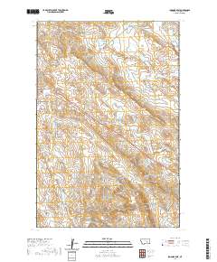 USGS US Topo 7.5-minute map for Ingomar East MT 2020