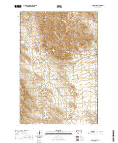 USGS US Topo 7.5-minute map for Ingomar West MT 2020