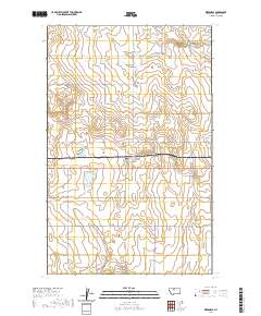 USGS US Topo 7.5-minute map for Inverness MT 2020