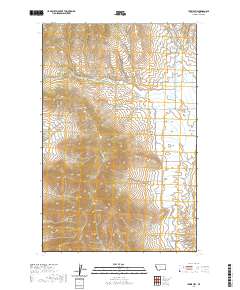 USGS US Topo 7.5-minute map for Irvine Hill MT 2020