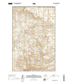 USGS US Topo 7.5-minute map for Irvins Coulee MTSK 2020