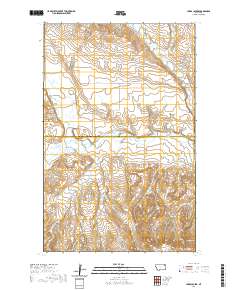 USGS US Topo 7.5-minute map for Jakes Coulee MT 2020