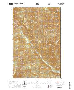USGS US Topo 7.5-minute map for Jakie Creek MT 2020