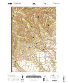USGS US Topo 7.5-minute map for Jellison Place MT 2020