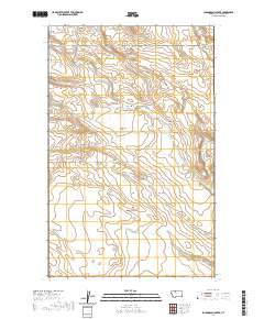 USGS US Topo 7.5-minute map for Johannson Coulee MT 2020
