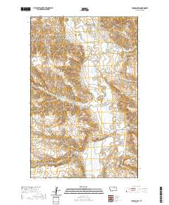 USGS US Topo 7.5-minute map for Johnson Dam MT 2020