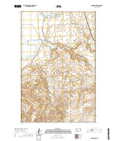 USGS US Topo 7.5-minute map for Johnson Lake MT 2020