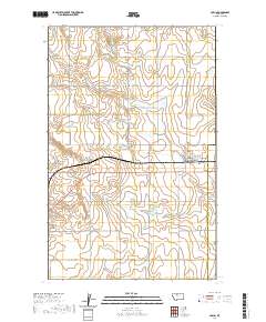 USGS US Topo 7.5-minute map for Joplin MT 2020