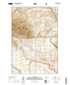 USGS US Topo 7.5-minute map for Judith Gap MT 2020