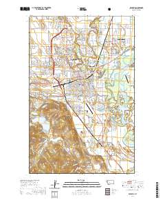 USGS US Topo 7.5-minute map for Kalispell MT 2020