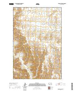USGS US Topo 7.5-minute map for Karsten Coulee MT 2020
