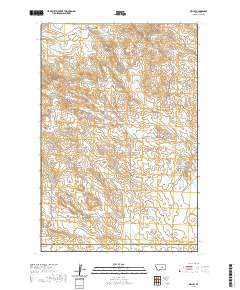 USGS US Topo 7.5-minute map for Kelley MT 2020